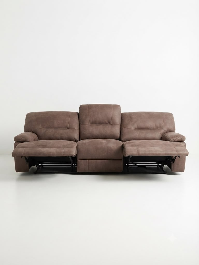 CONCORD 3 Seater Recliner -Brown