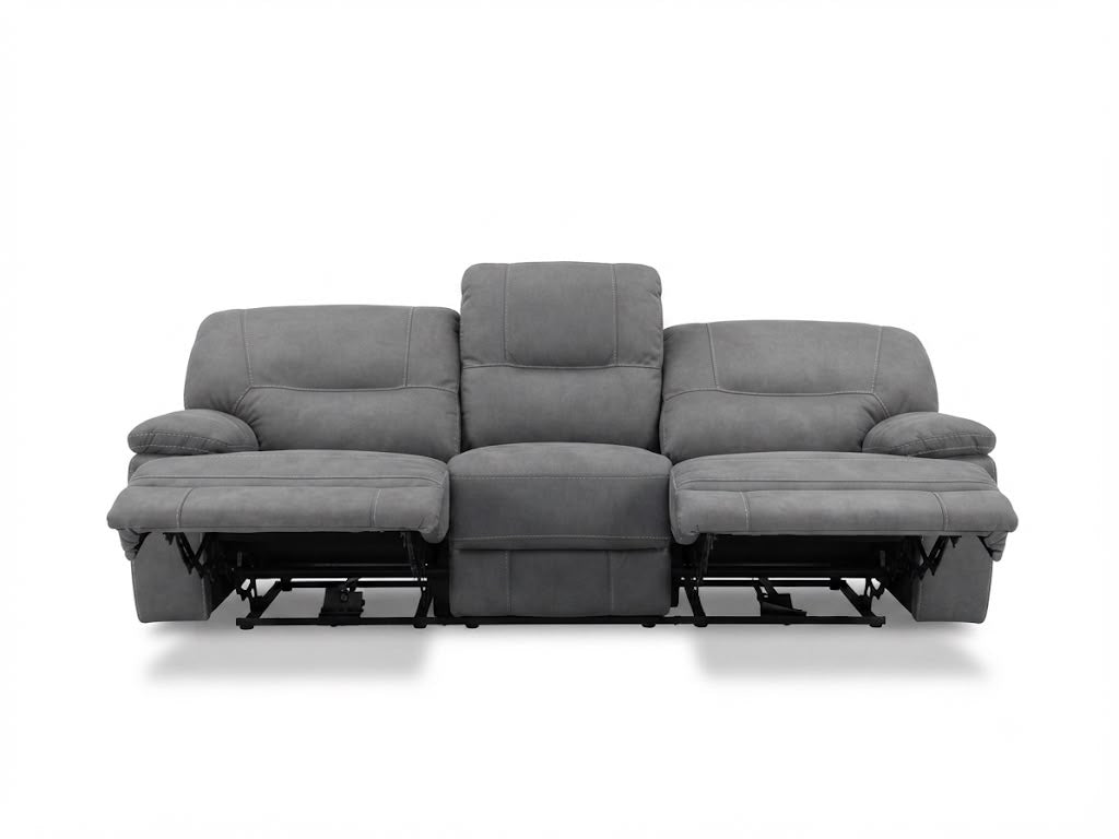 CONCORD 3 Seater Recliner - Grey