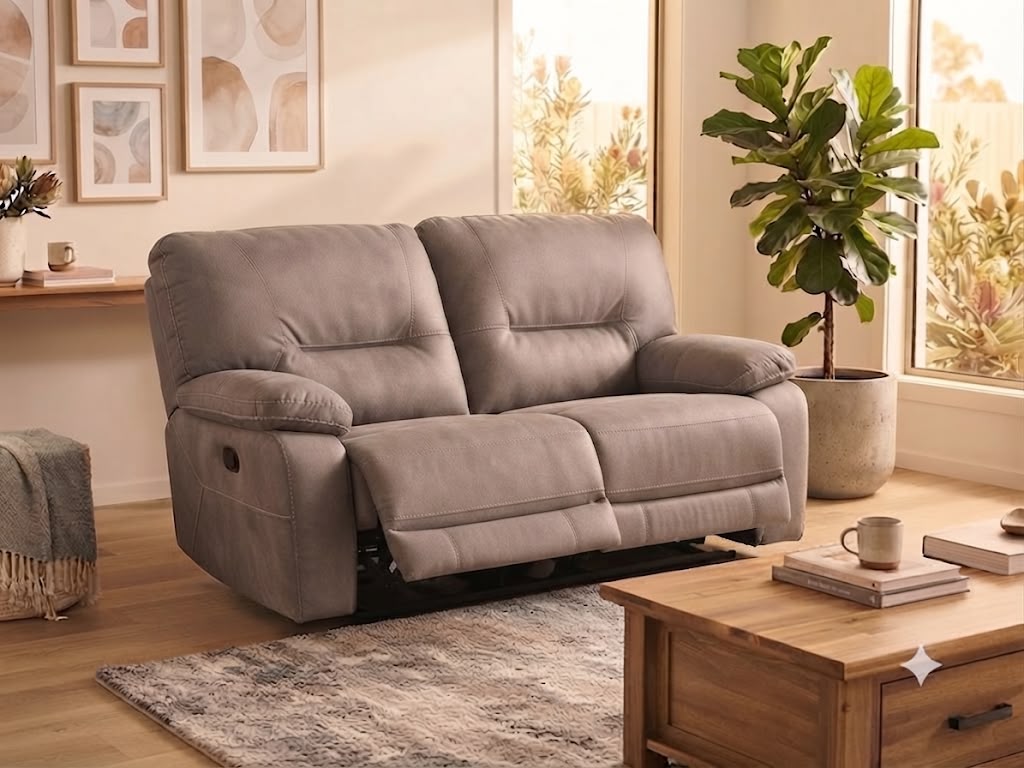 CONCORD 2 Seater Recliner -Brown