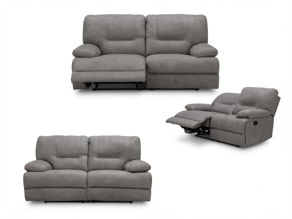 CONCORD 2 Seater Recliner - Grey