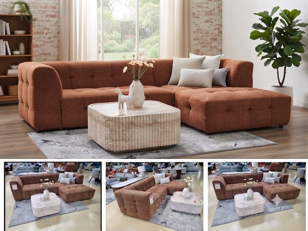 AUSTIN LHF CHAISE LOUNGE - PUMKIN