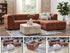 AUSTIN LHF CHAISE LOUNGE - PUMKIN