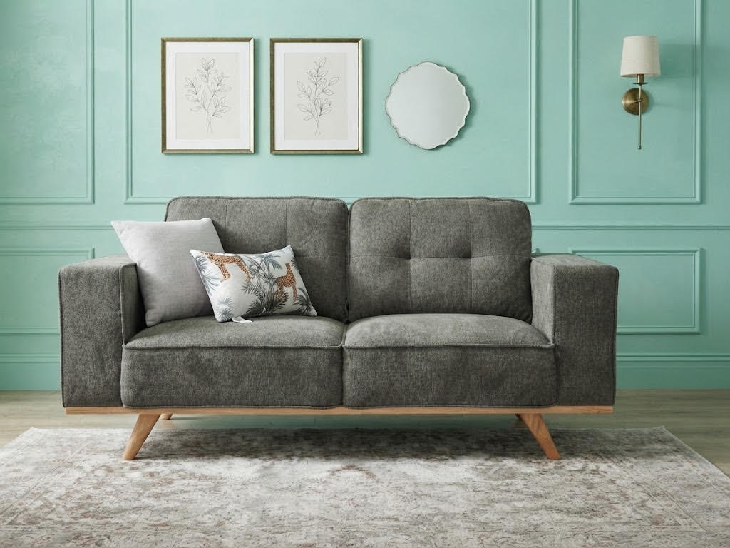 STIRLING 2 + 3 SEATER SUITE -GREEN