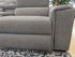 VENETIAN Corner Lounge w/End Electric Recliners - Light Grey