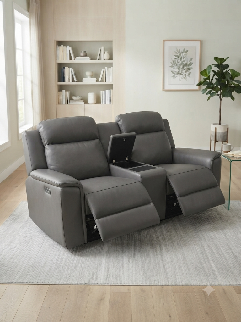 ALASKA LEATHER 2S LOU WITH 2ERER & CONSOLE-GRAPHITE / NEWSTEAD