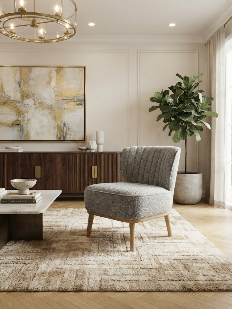 AMALA OCCASIONAL CHAIR - GREY
