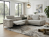 BERLIN LHF CHAISE 3 SEATER - STONE