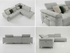 BERLIN LHF CHAISE 3 SEATER - STONE