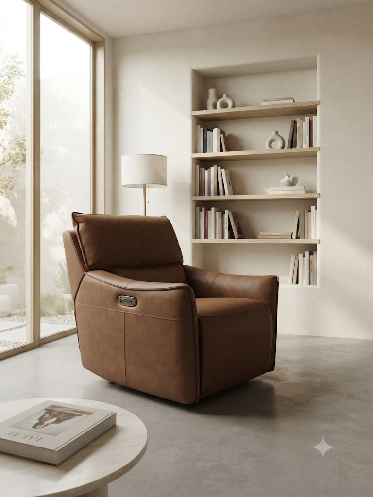 Florence Leather single electric Recliner
