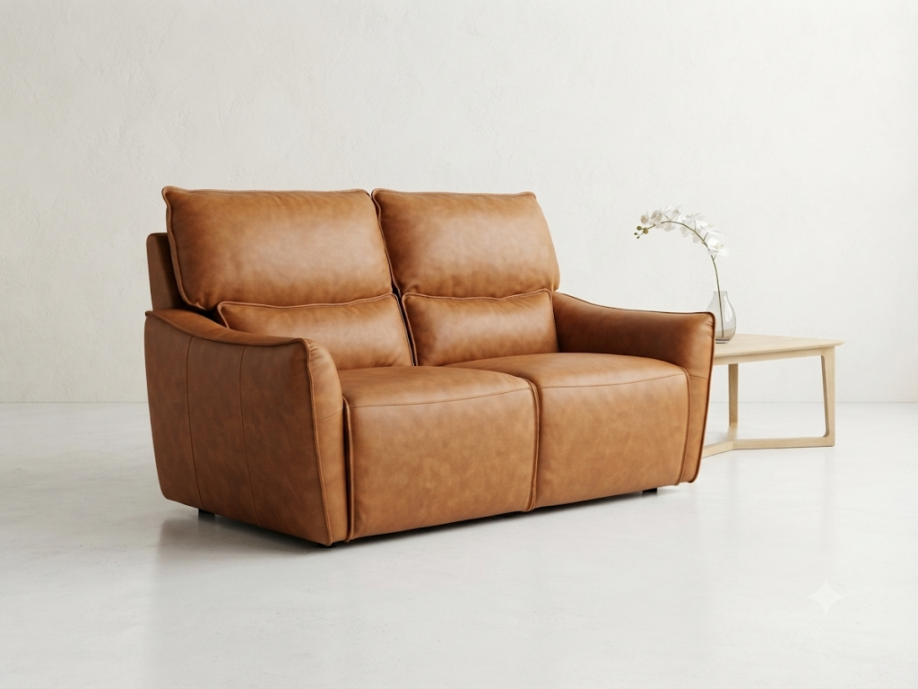 Florence Leather 2 seater electric Recliner