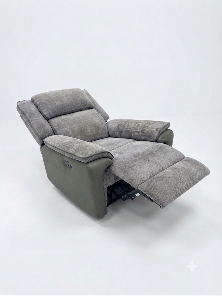 LENNOX FAB SINGLE ELE RECLINER-GRAPHITE
