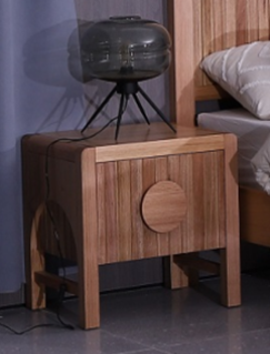 MALIBU 2DR BEDSIDE - NATURAL / RIPPLE