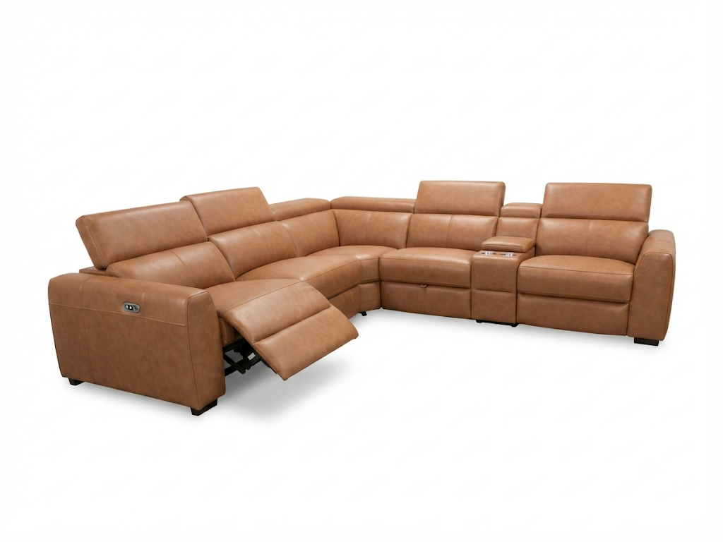 Manchester Leather Modular - Chesnut
