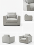 NOOSA 1 Seater -Oatmeal