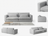 NOOSA 4 Seater - Oatmeal