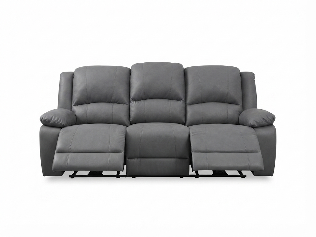 STARBORN 3 Seater Electric Recliner - Latte