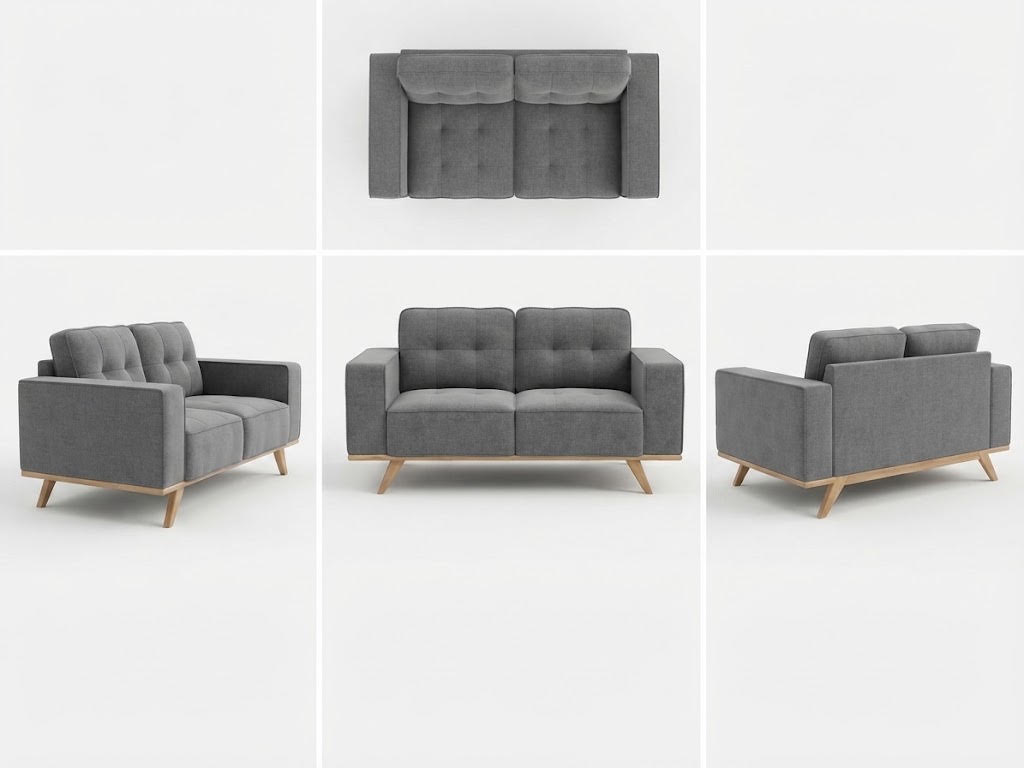 STIRLING 2 + 3 SEATER SUITE -GREY