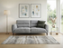 Marlowe 3 Seater Fabric Lounge - Pewter