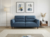 Marlowe 2 Seater Fabric Lounge -Indigo