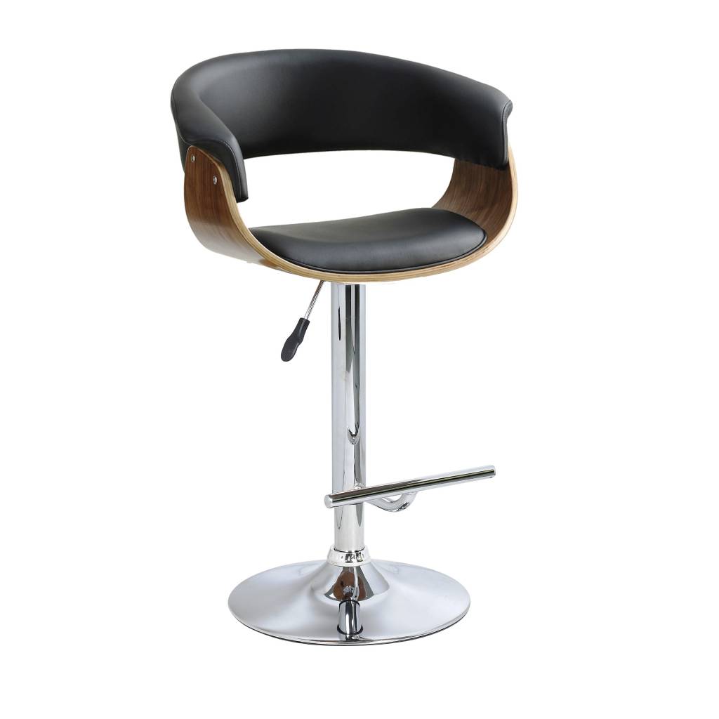 Varna Adjustable Barstool - Black