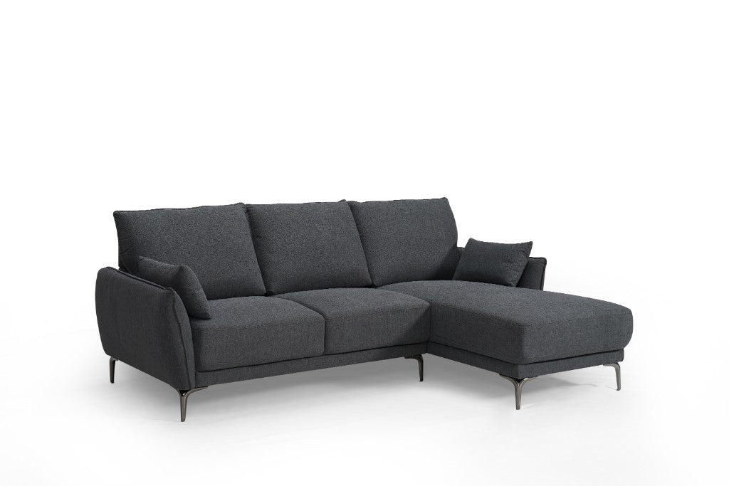 MALAGA RHF CHAISE LOUNGE-GREY