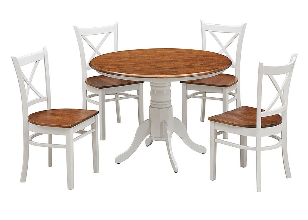 HAMILTON 4 Seater Round Dining Suite