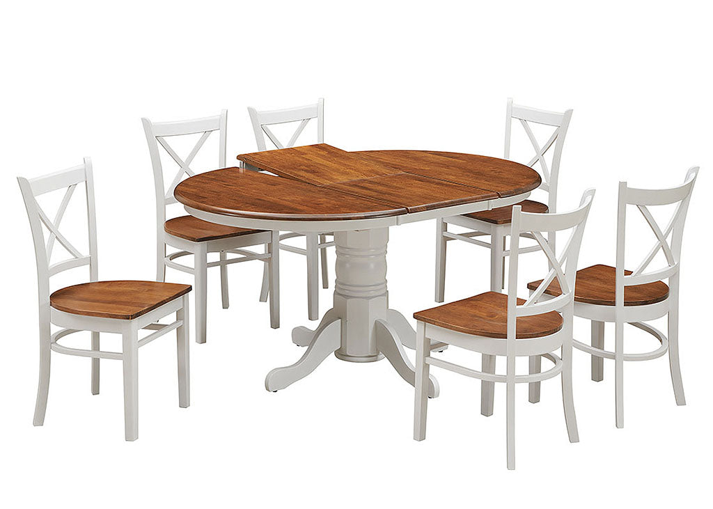 HAMILTON 6 Seater Oval Dining Suite