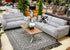 Marlowe 2 Seater Fabric Lounge -Indigo / Hugo