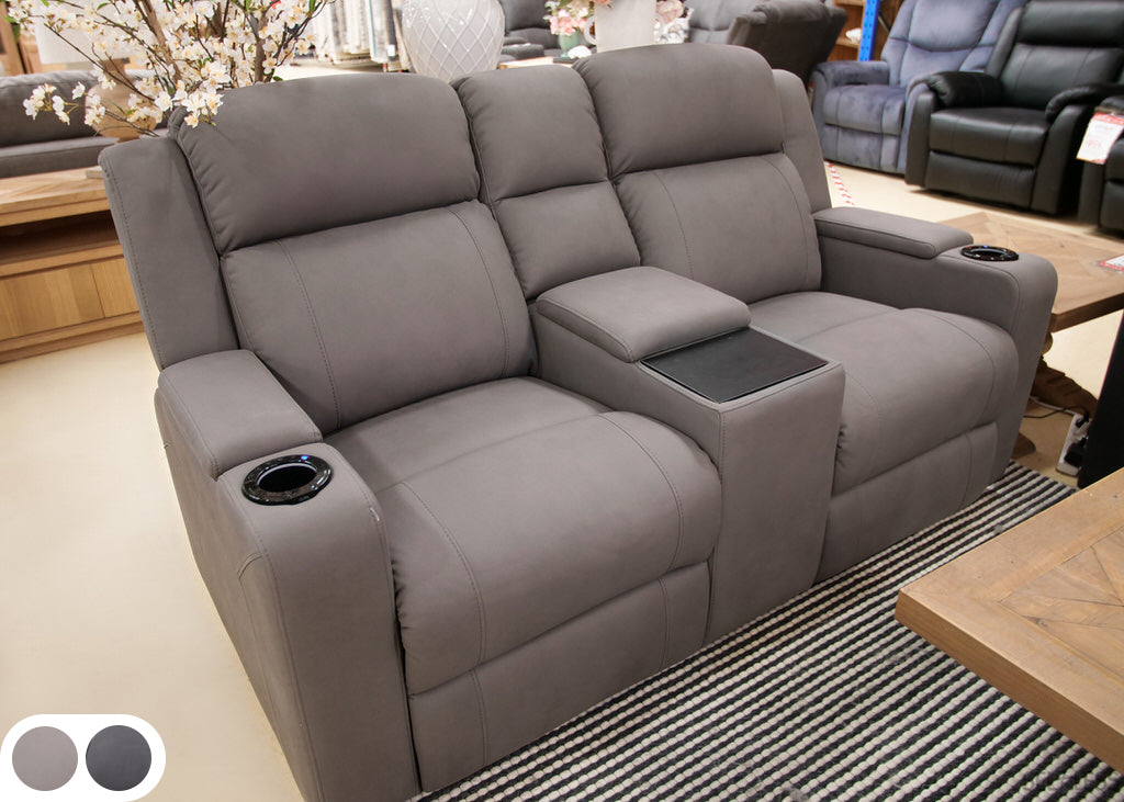 Two seater recliner lounge hot sale